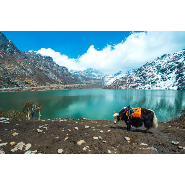 Union Rustic Leinwandbild Tsangmo Lake In Sikkim India Wayfair De